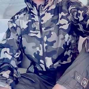 Layer8 Lightweight Camo Windbreaker